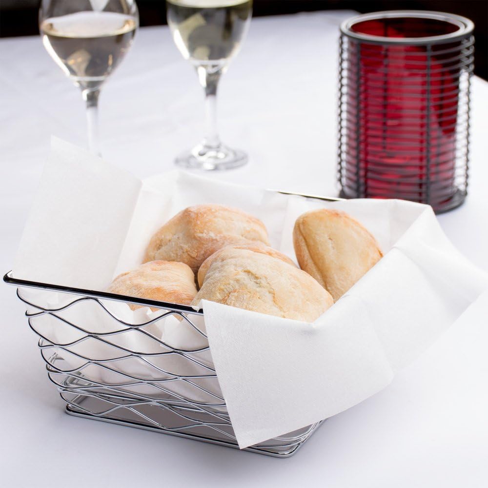 Dry Vibe Disposable Guest Towels (200 Pack), Linen-Feel Bathroom Napkins, Soft Cloth-Like Tissue 12"x17" White