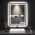 Dry Vibe LED Bathroom Mirror 24x32 – Anti-Fog, Dimmable, Backlit + Front Lit Vanity Mirror