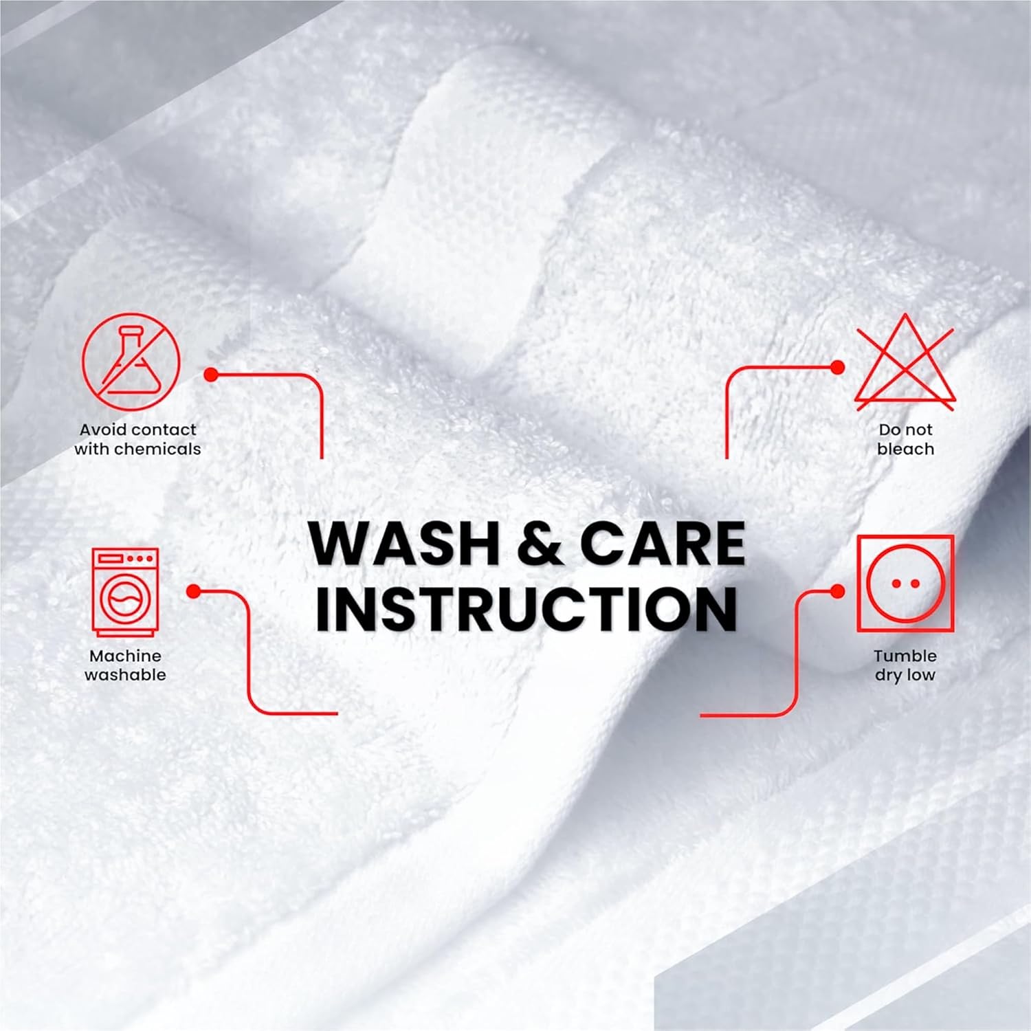 DryVibe Jumbo Bath Sheet Towels Set of 2 – 100% Cotton, Ultra Soft & Highly Absorbent (35x70 Inches, White, 600 GSM)