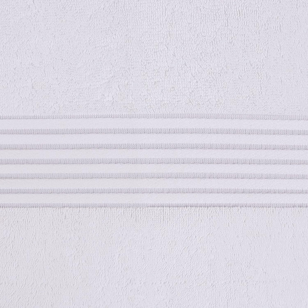 DryVibe Luxury 100% Cotton Bath Towels Set of 4 – Ultra Soft & Highly Absorbent (27x54 Inches, White)