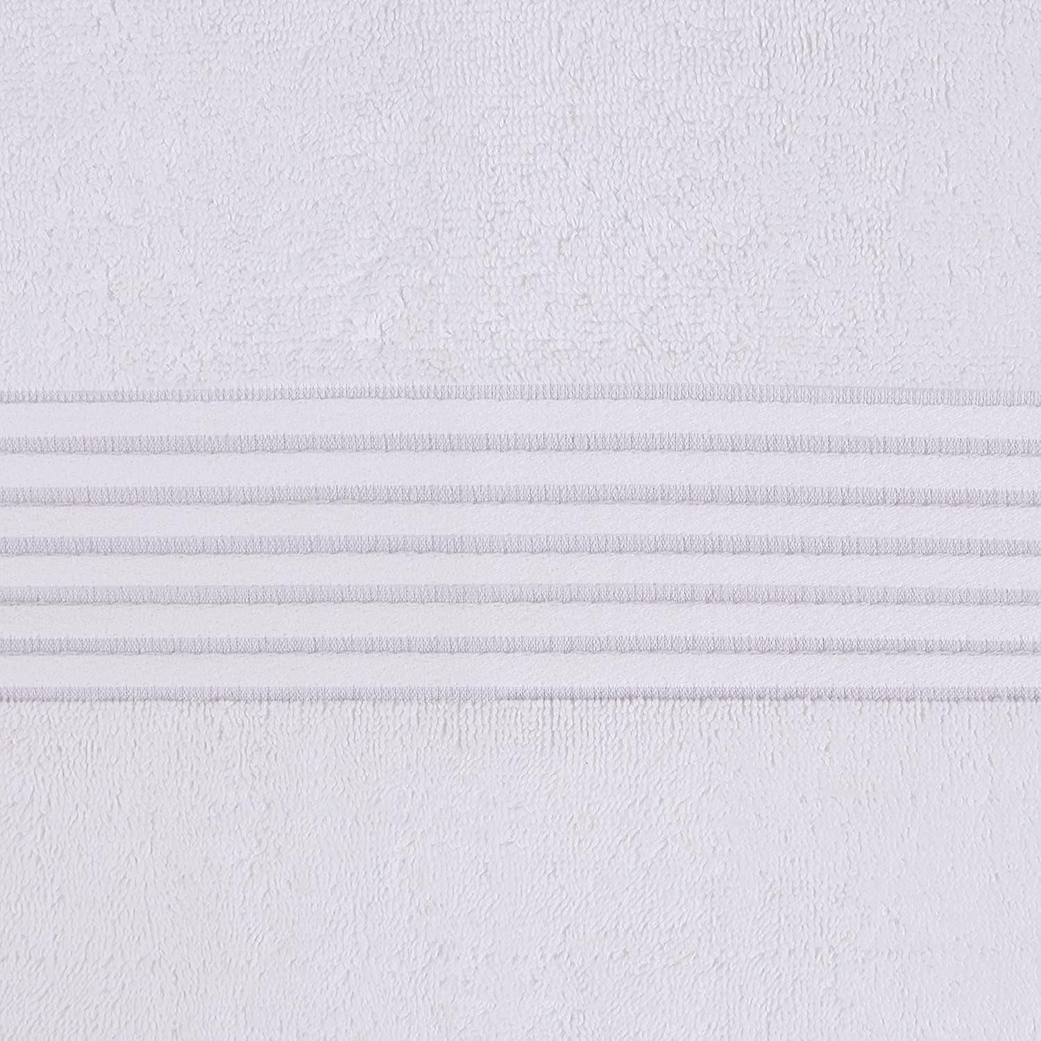 DryVibe Luxury 100% Cotton Bath Towels Set of 4 – Ultra Soft & Highly Absorbent (27x54 Inches, White)